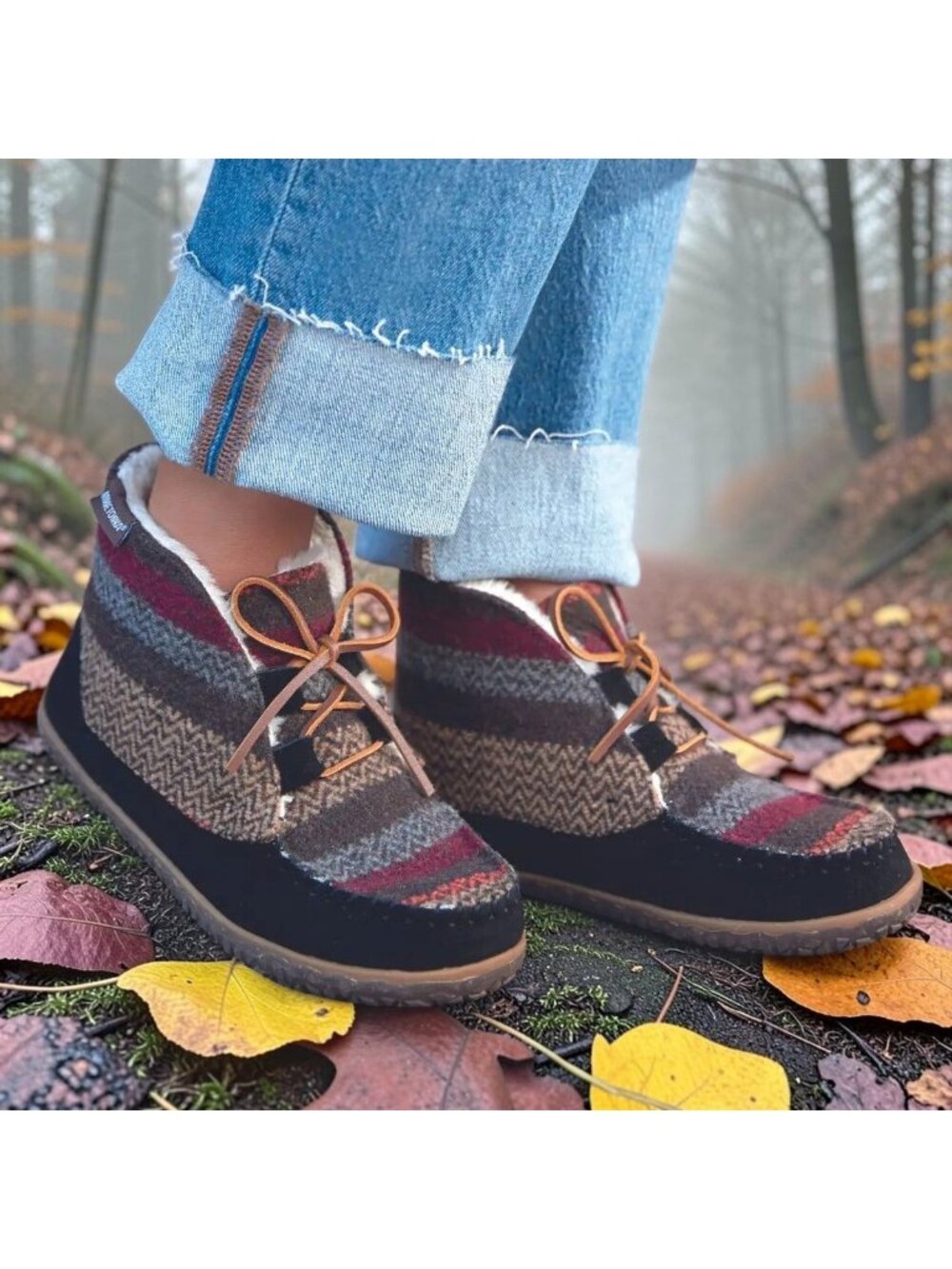 Minnetonka Women's Torrey Shearling Boots Multi Size 7 NEW IN BOX!